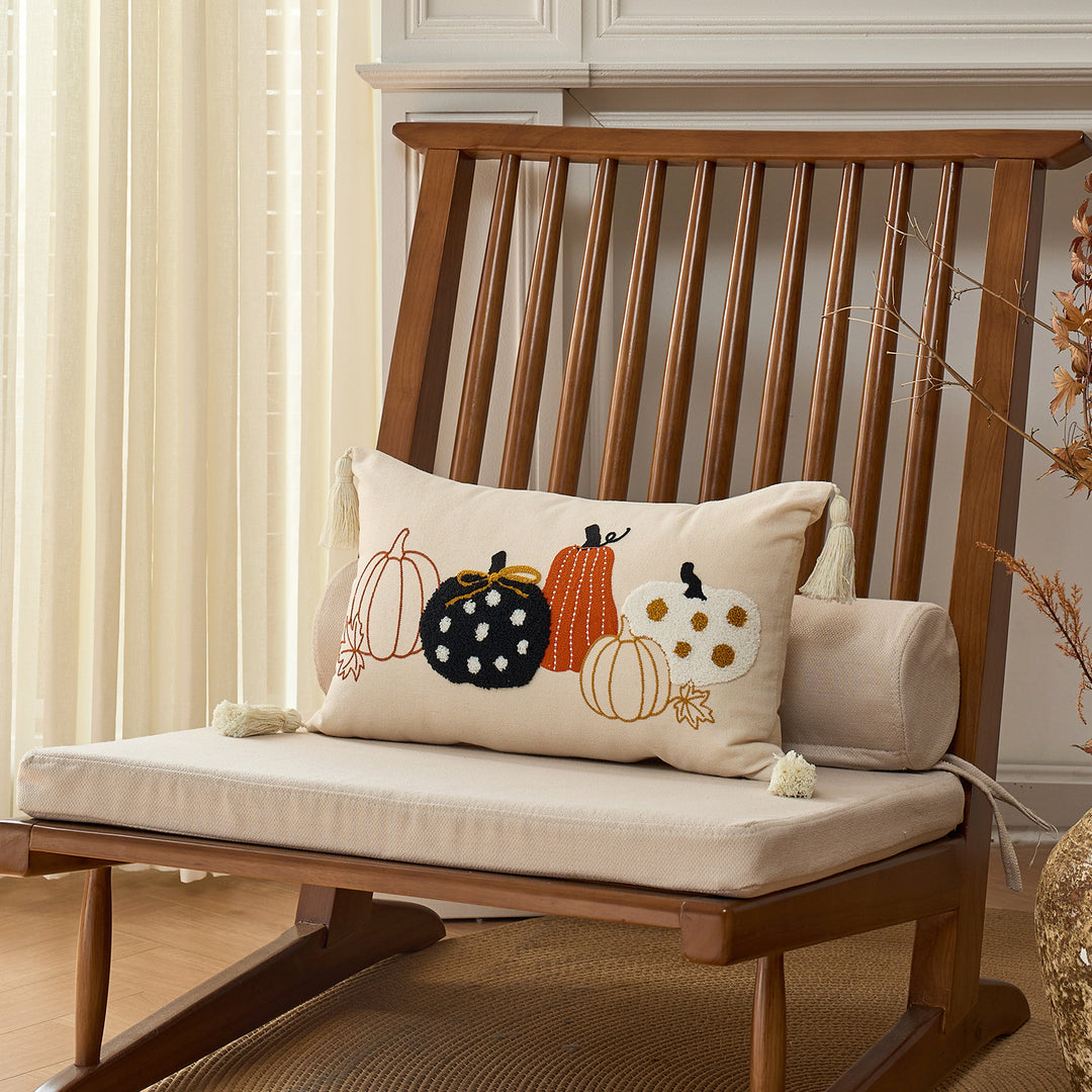 Decorative Pumpkin Throw Pillow