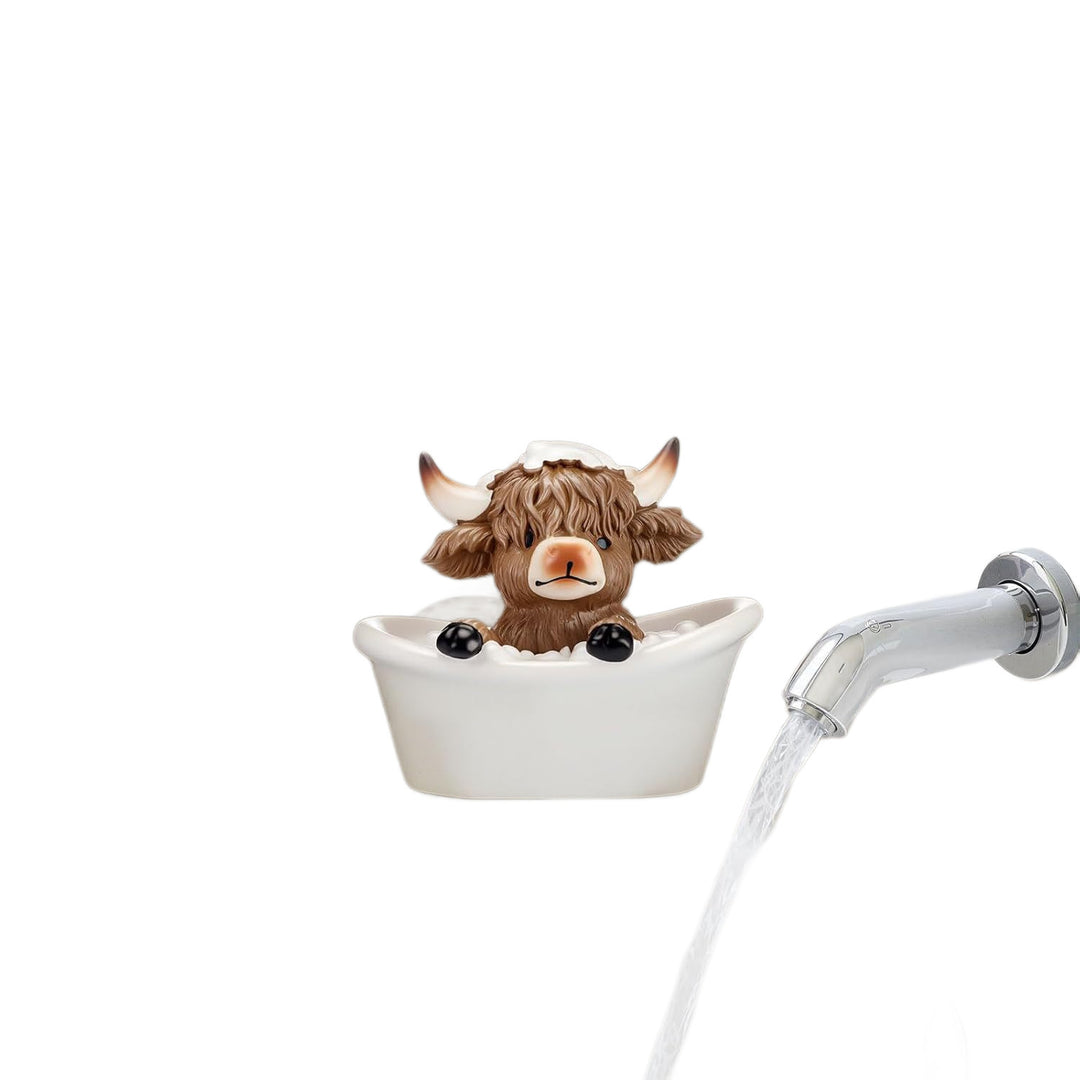 Funny Highland Cattle Decorative Figure