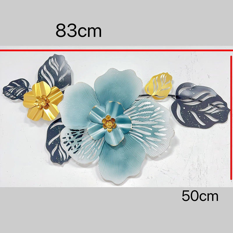 Floral Metal Wall Art Sculpture