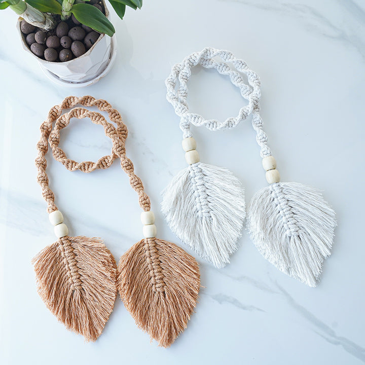 Decorative Macrame Leaf Wall Hanger