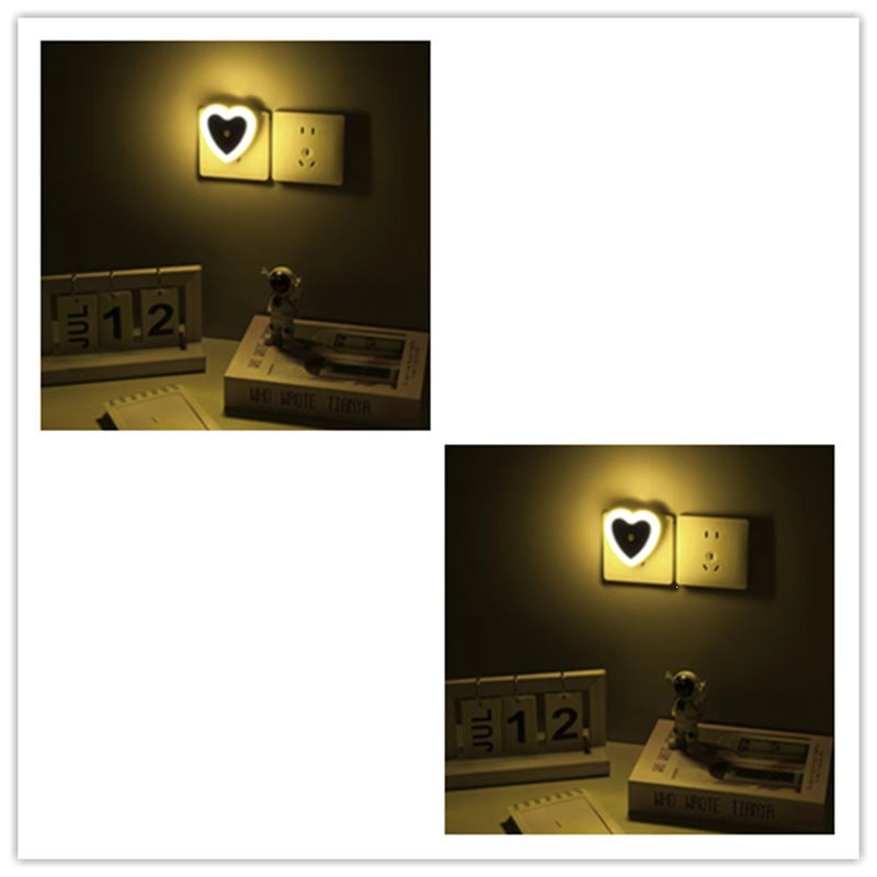 LED Heart-Shaped Night Light