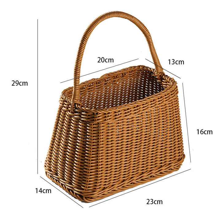 Handcrafted Willow Picnic Basket