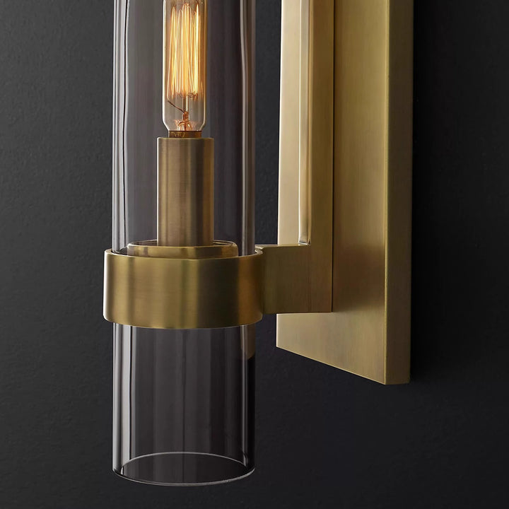 Industrial Glass Wall Lamp
