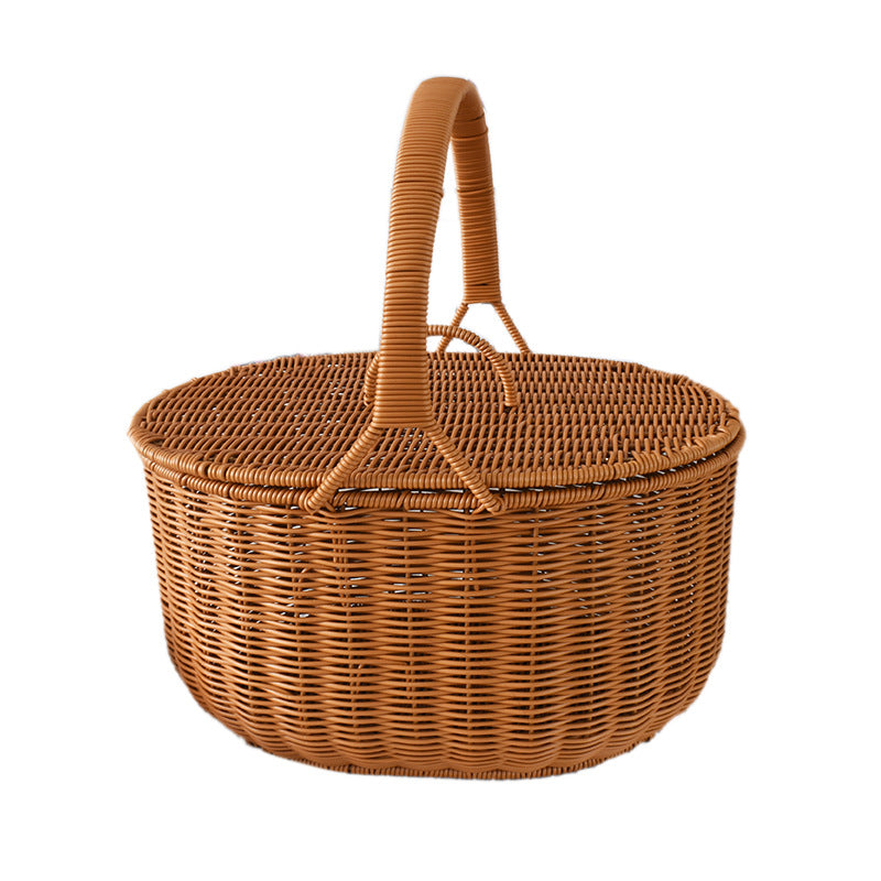Artisan Woven Picnic Basket