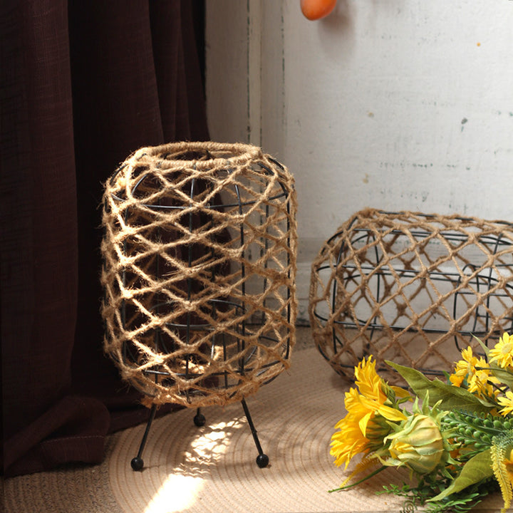Decorative plant container with tripod