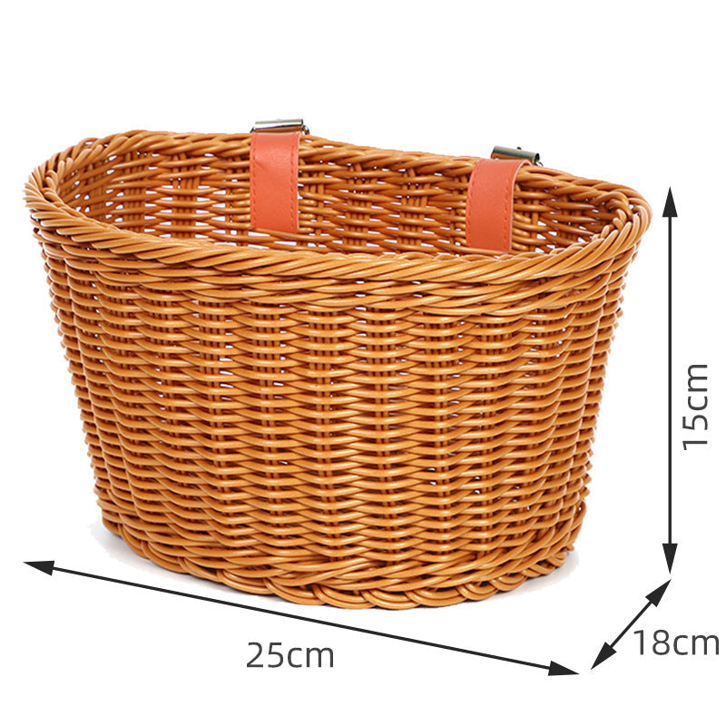 Woven Storage Basket with Handles