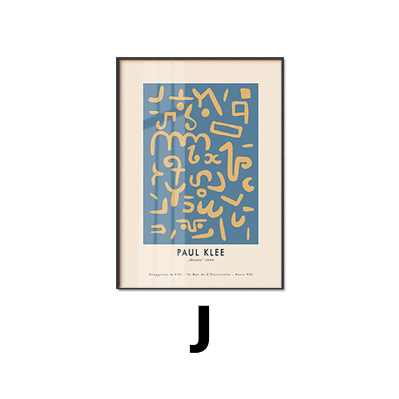 Framed Abstract Line Art Print