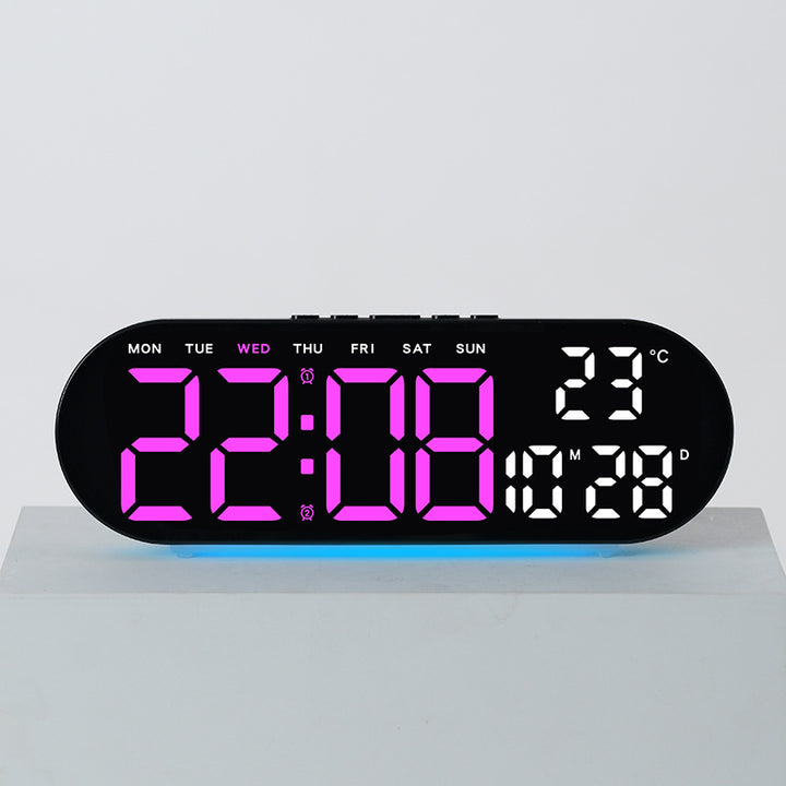 Digital Multi-Function Alarm Clock with Temperature Display