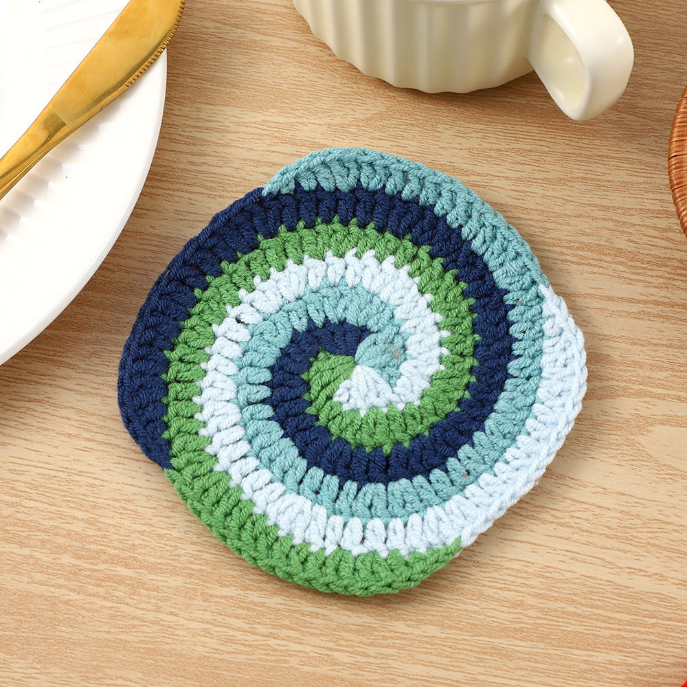 Crochet Spiral Coaster