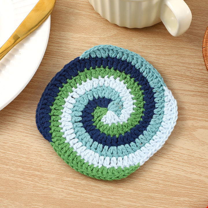 Crochet Spiral Coaster