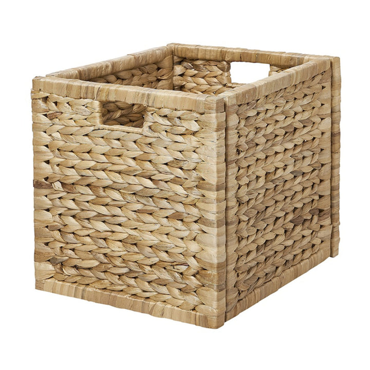 Rustic Decorative Basket Made of Natural Fibers