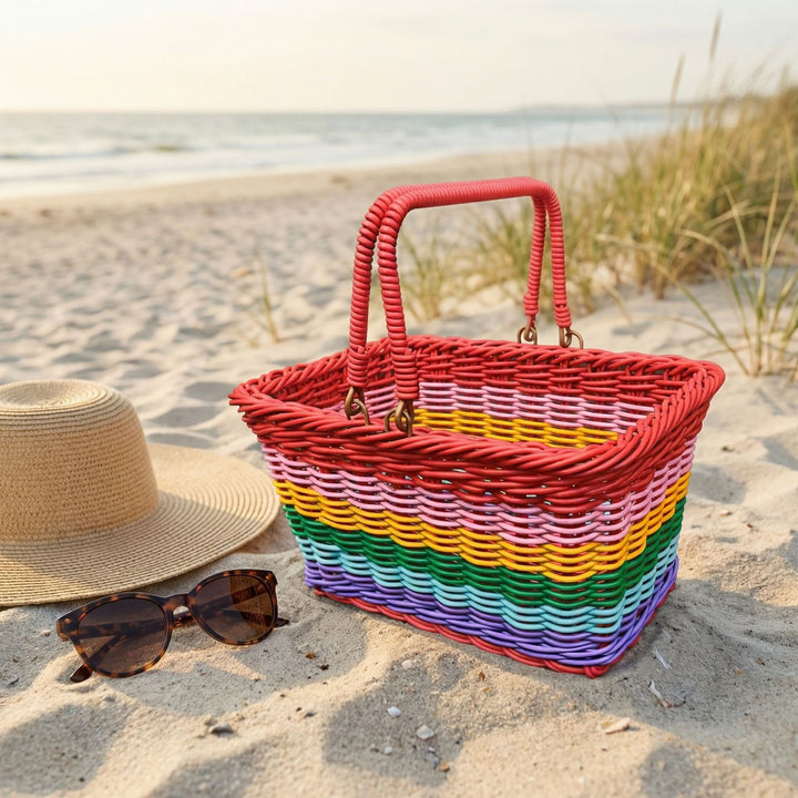 Basket with sturdy handles
