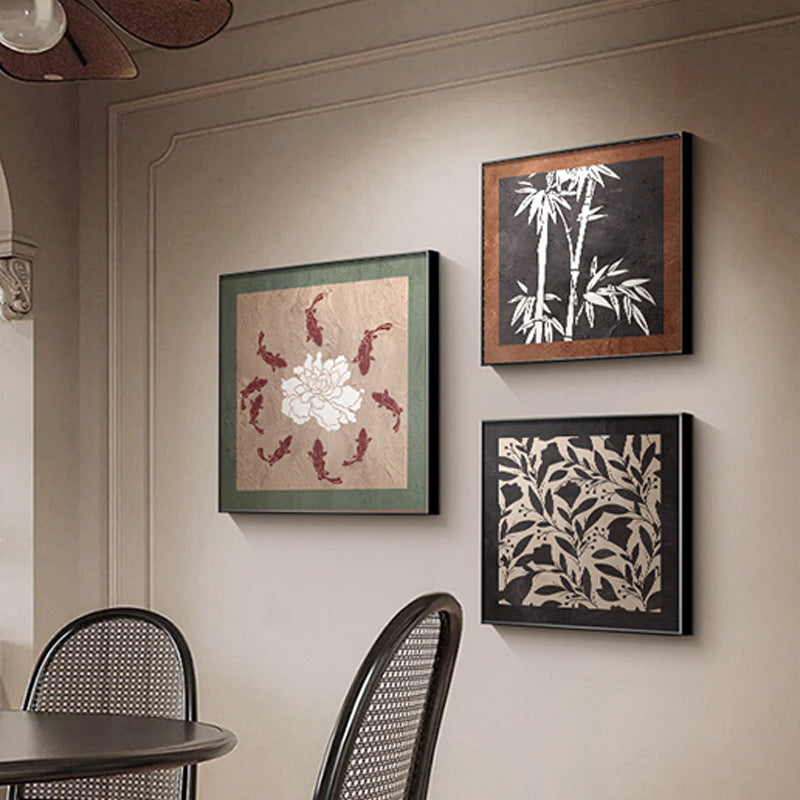 Framed Botanical Leaf Wall Art