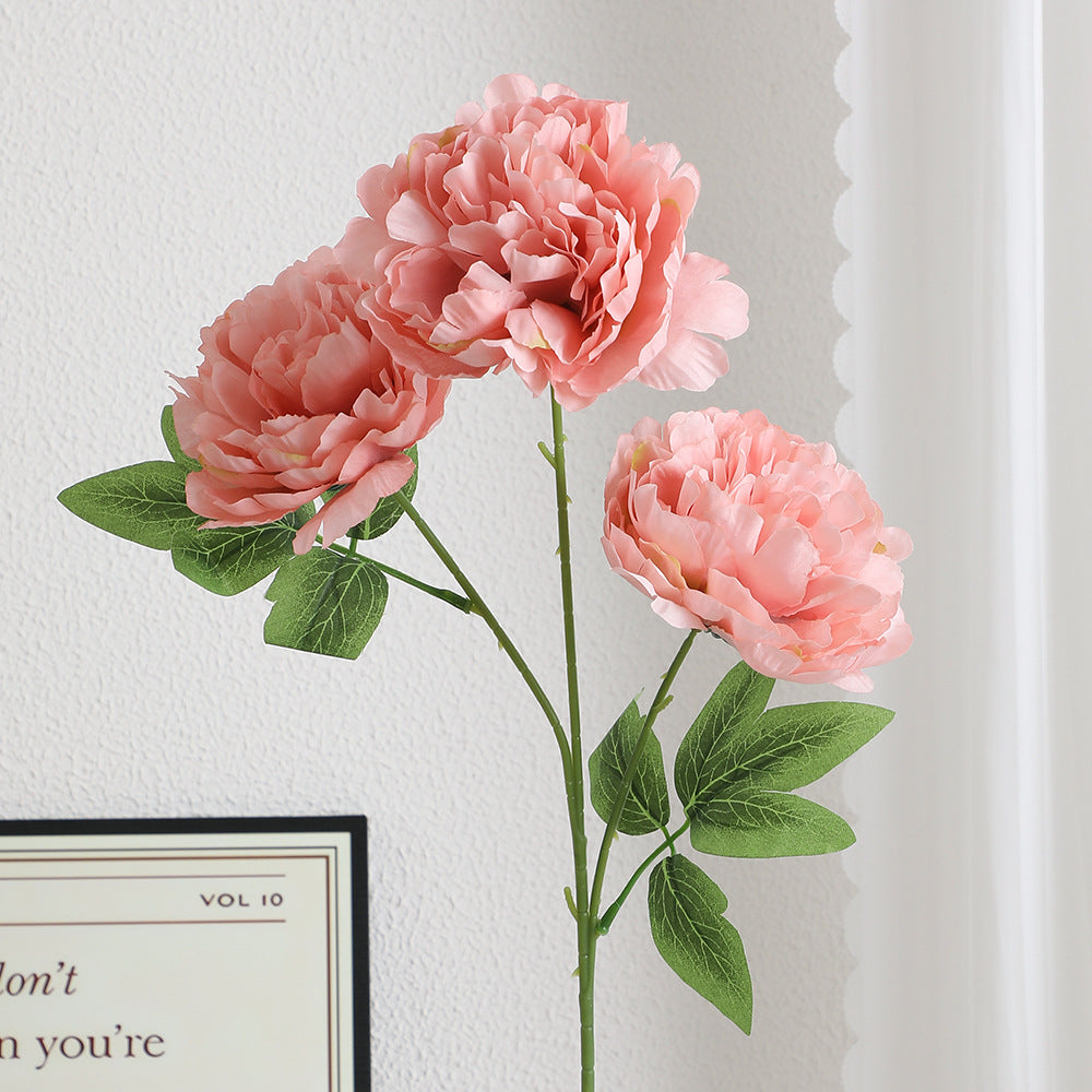 Elegant Artificial Peony Bouquet