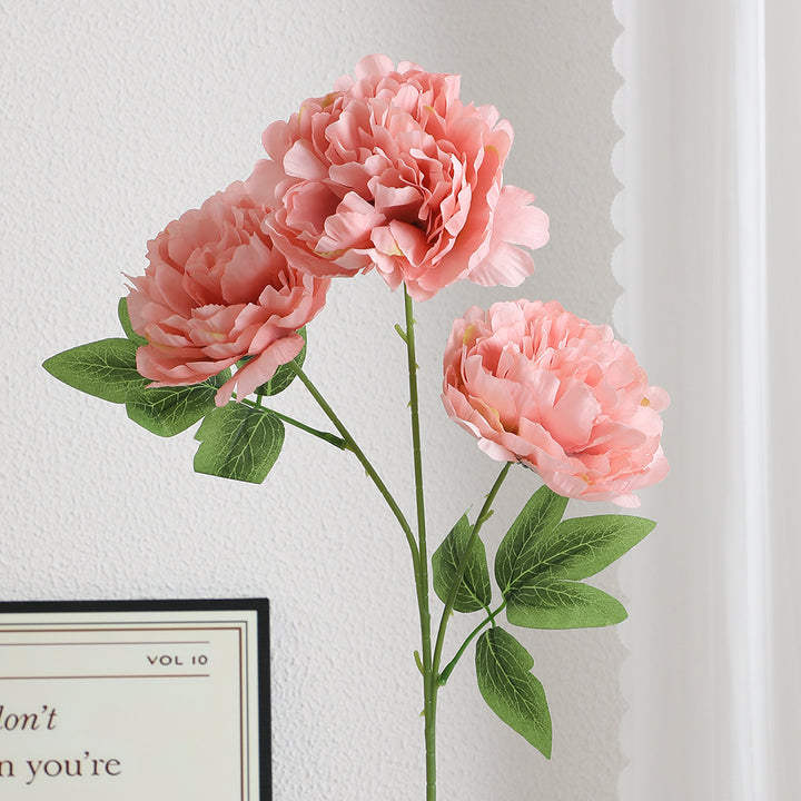 Elegant Artificial Peony Bouquet