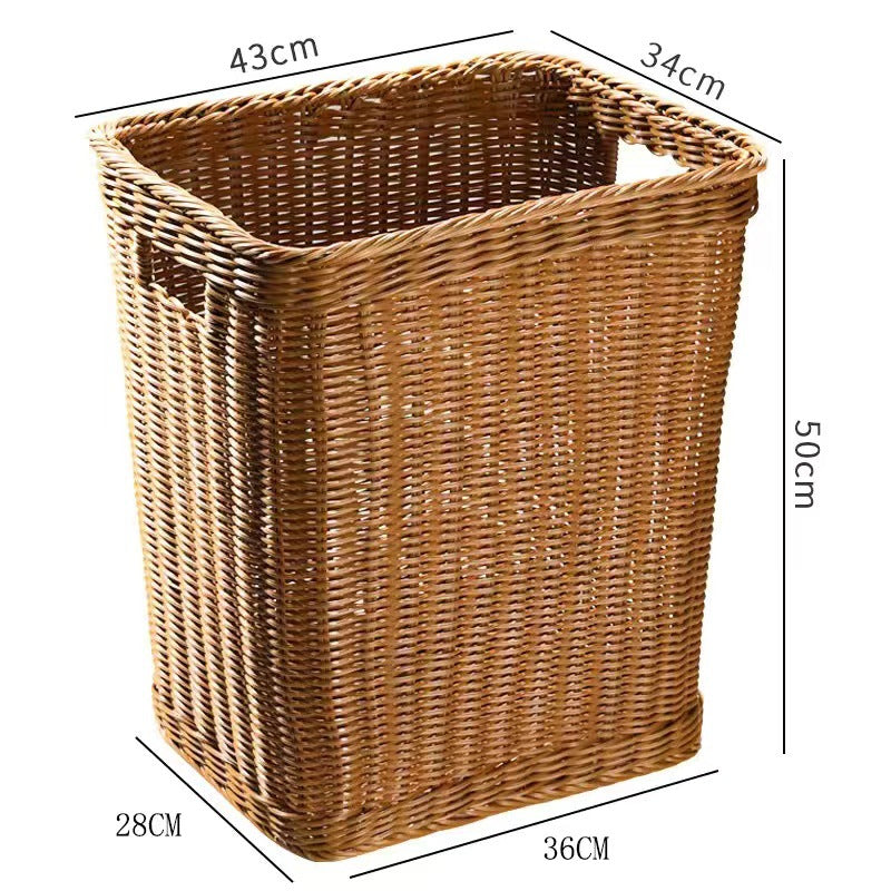 Rustic Woven Laundry Hamper