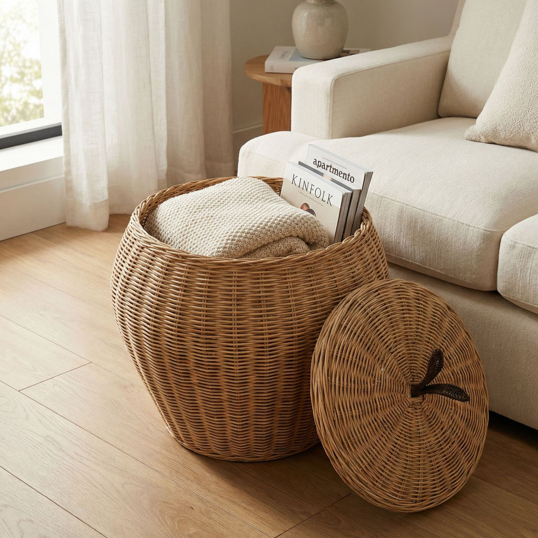 Decorative storage basket