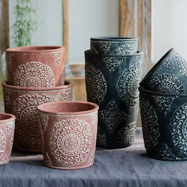 decorative plant pots
