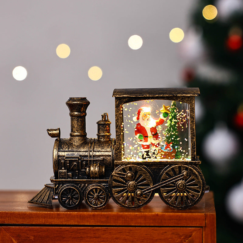 Decorative Snowball Locomotive