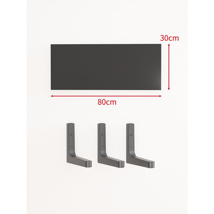 Long Narrow Floating Wall Shelf Kit with Concealed Heavy-Duty Brackets