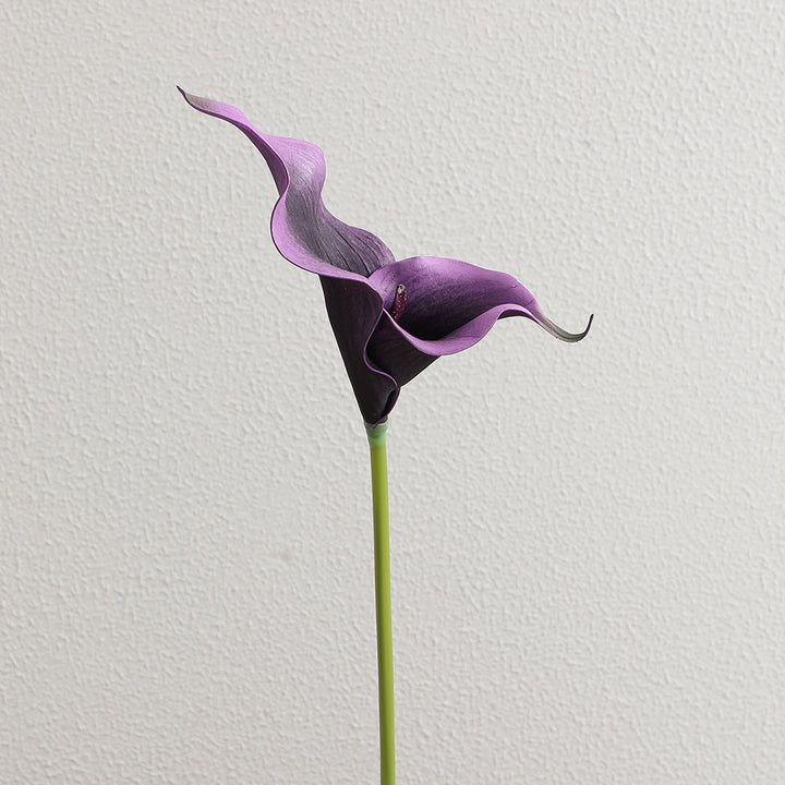 Artificial Calla Blossom Branch with Realistic Details
