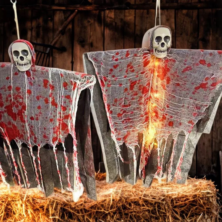 Creepy Halloween decor