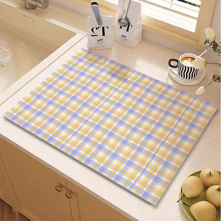 Checkered Kitchen Mat