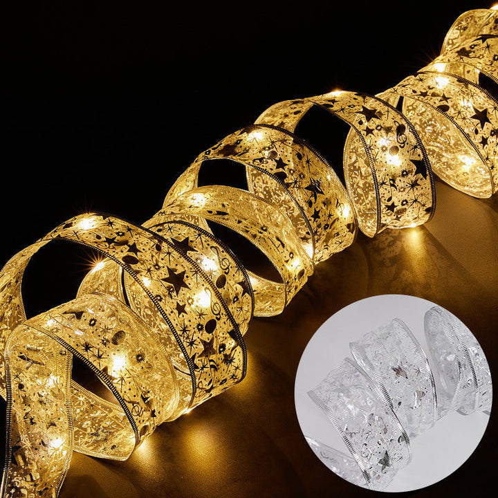 LED Decorative Ribbon with Festive Design