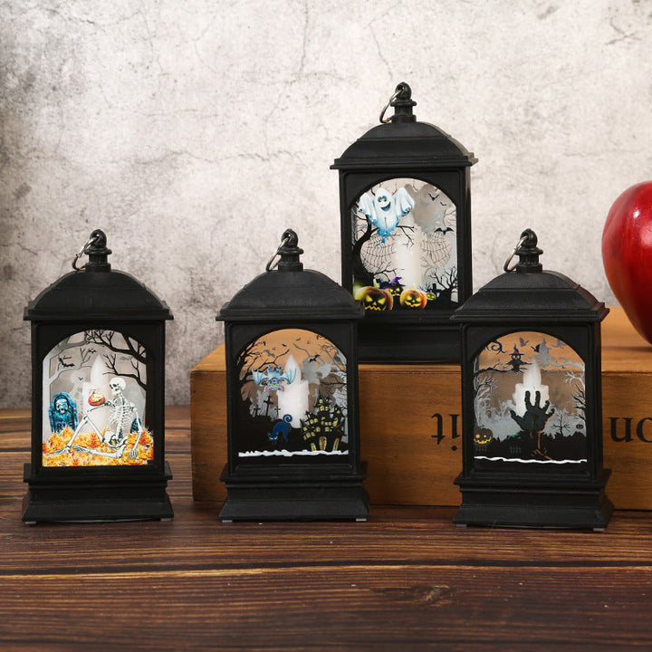Nostalgic Lantern with Halloween Motif