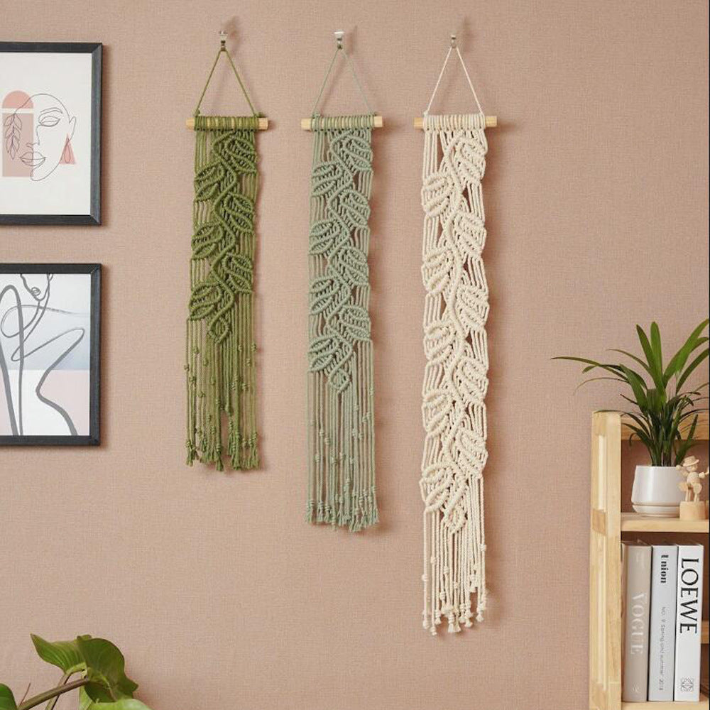 Macrame Leaf Wall Art Decor