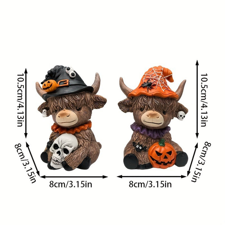 Decorative Highland Cattle Figure