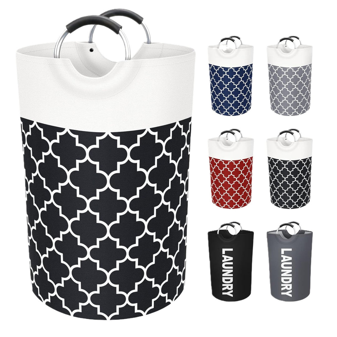 Stylish storage bucket with handles