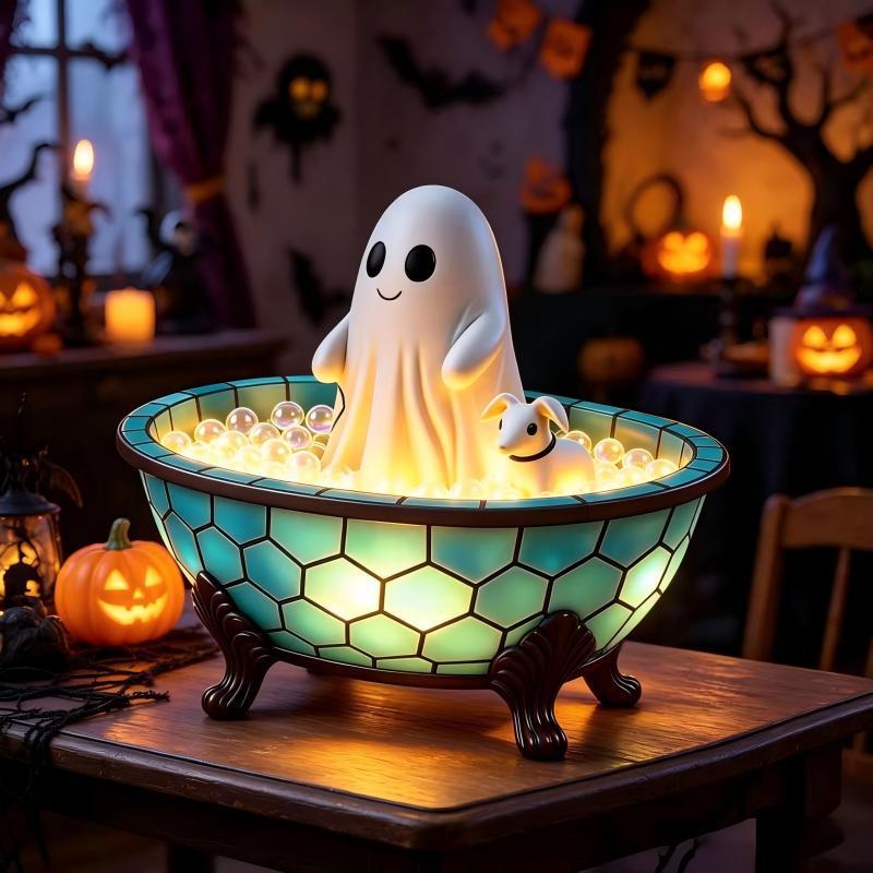 Decorative night light in ghost design