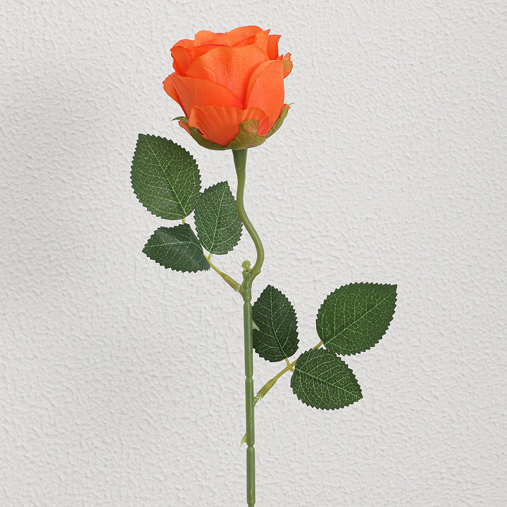 Artificial rose branch with realistic appearance