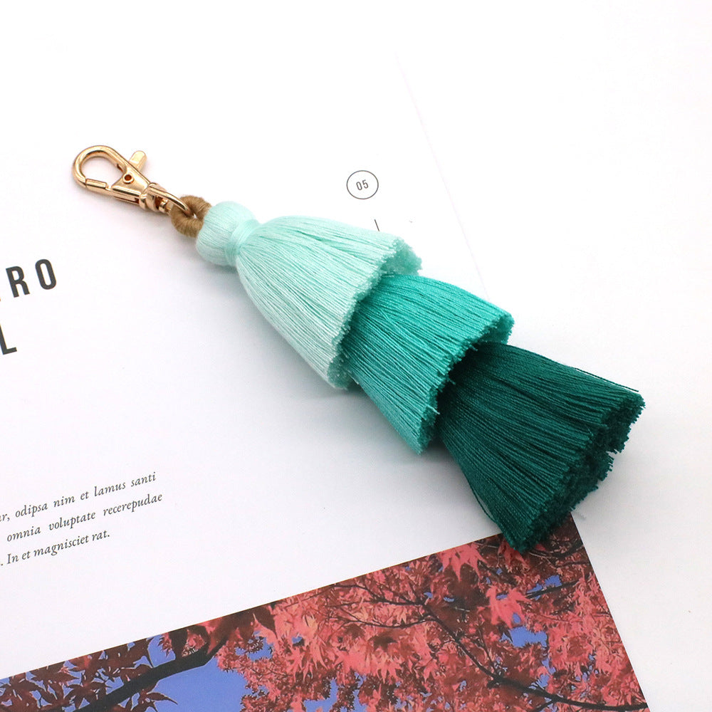Decorative Macrame Keychain