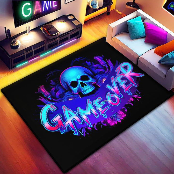 Gaming Controller-Themed Area Rug