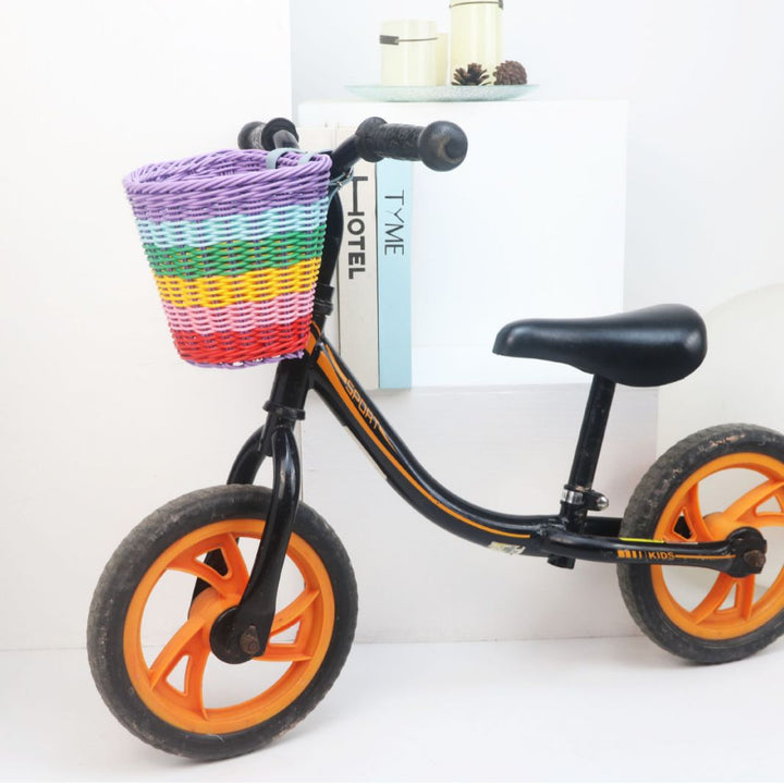 Balance bike with basket