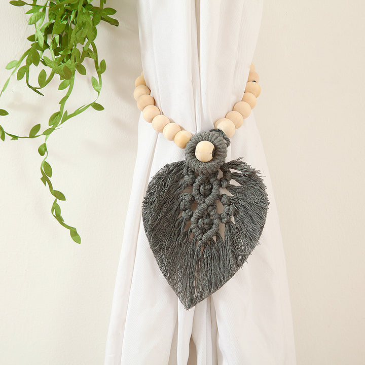 Macrame Curtain Tieback Holder
