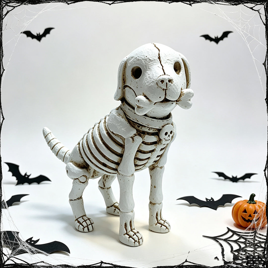 Decorative Dog Skeleton Figure