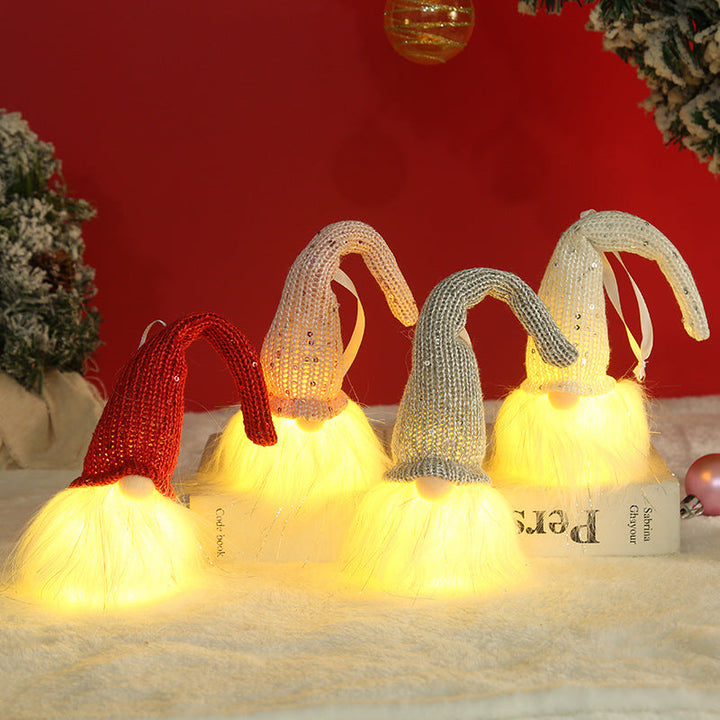 Cute LED Santa Claus Hanging Decoration
