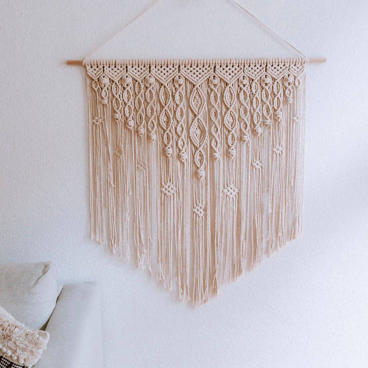 Elegant Macrame Wall Hanging with Artistic Design