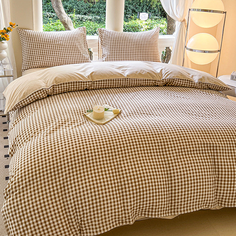 Playful Cartoon Dog-Themed Bedding Set