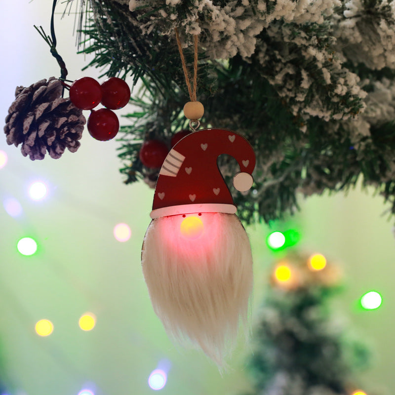 Cute Christmas decoration with LED light