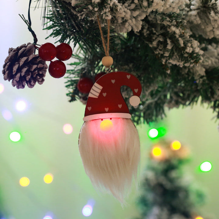 Cute Christmas decoration with LED light