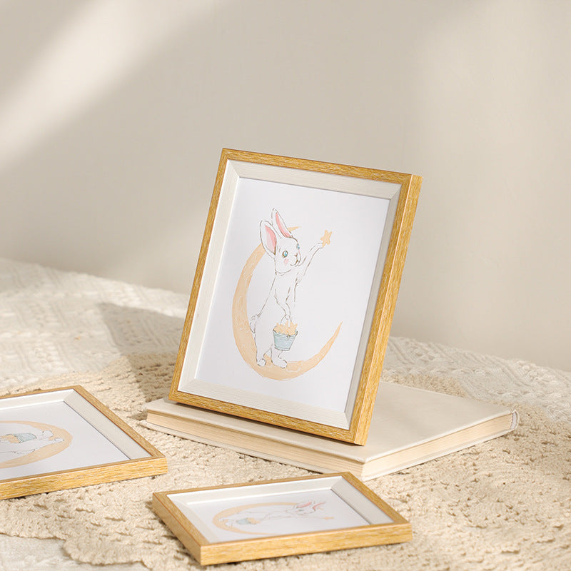 Whimsical Bunny Art Frame Set