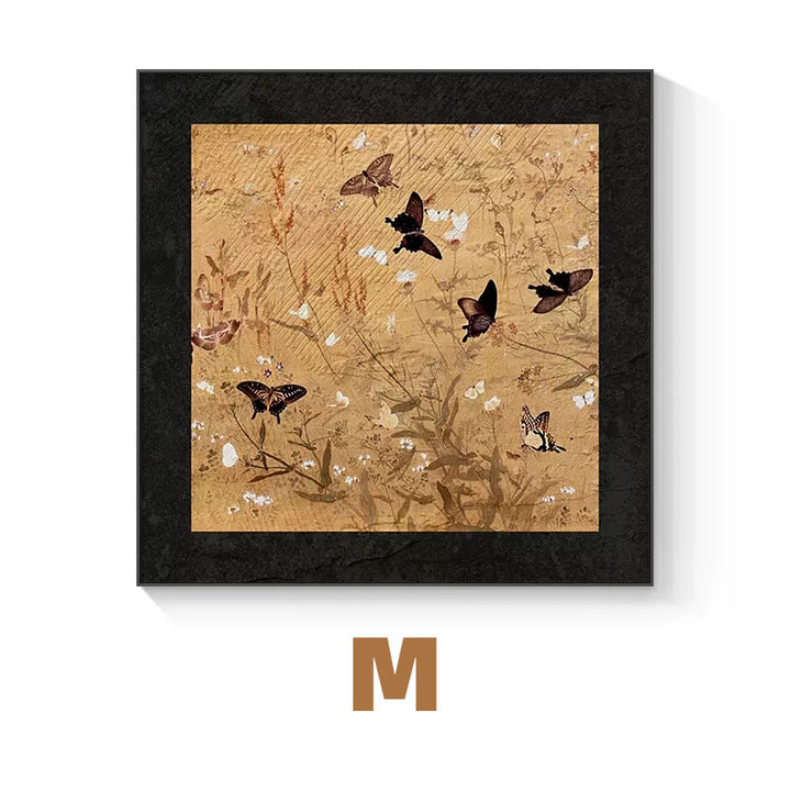 Decorative Floral Framed Artwork