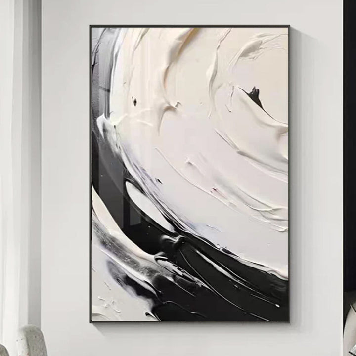 Abstract Minimalist Framed Canvas Art