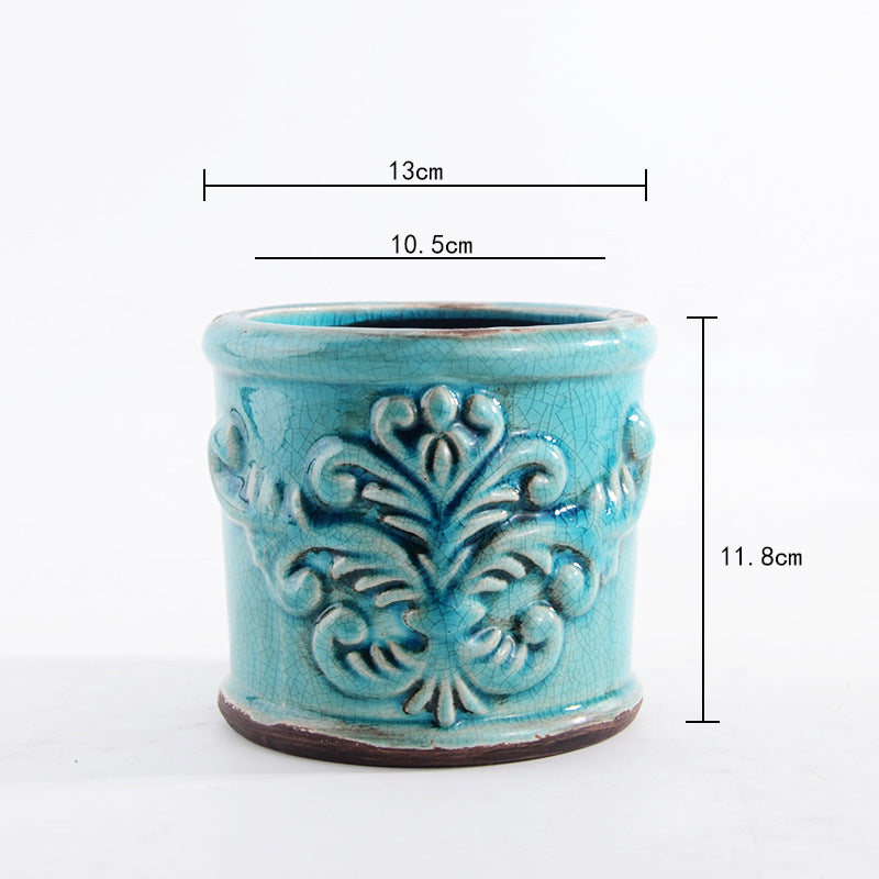 Elegant ceramic flower pot
