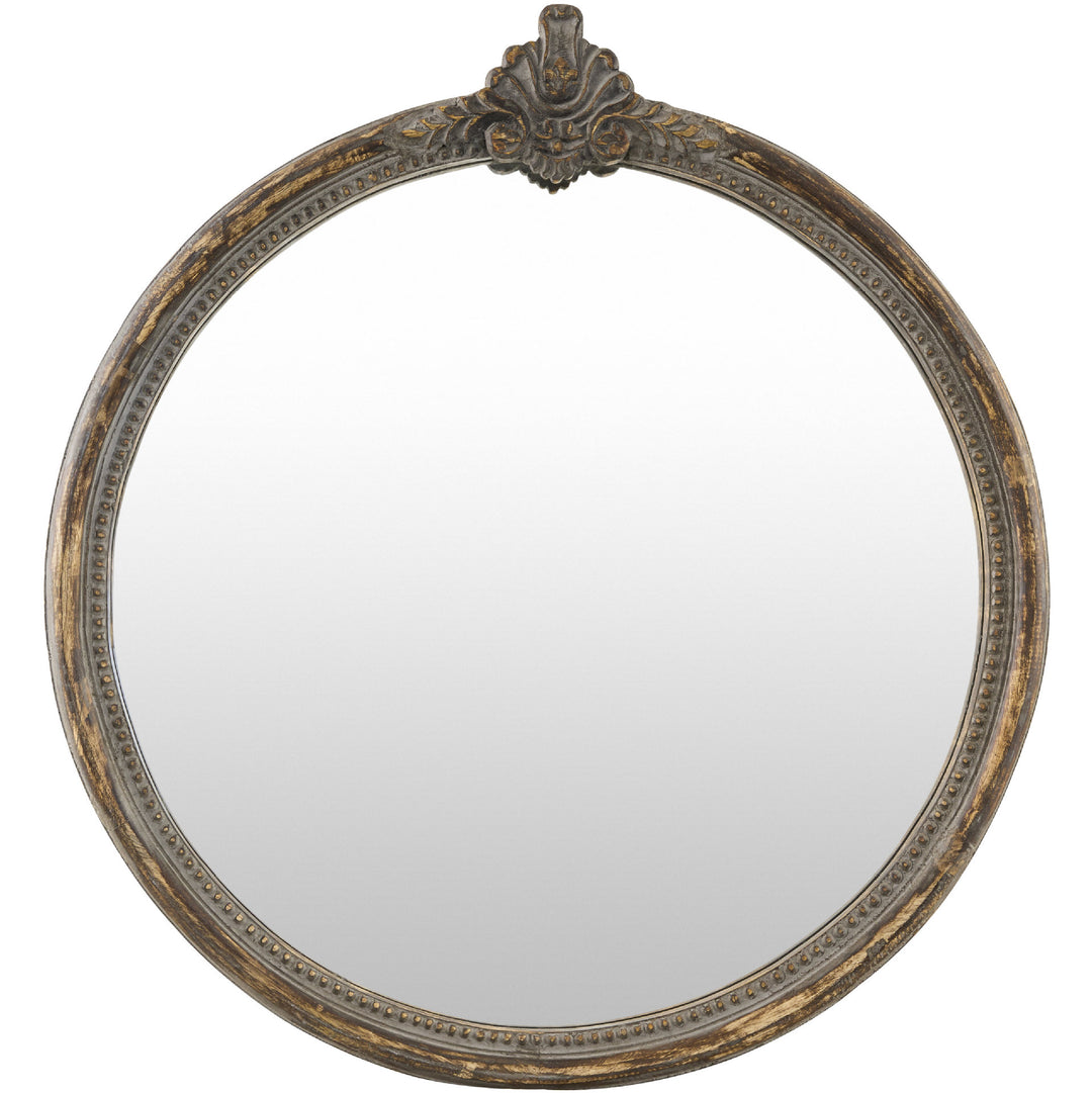 Ornate Vintage Round Wall Mirror