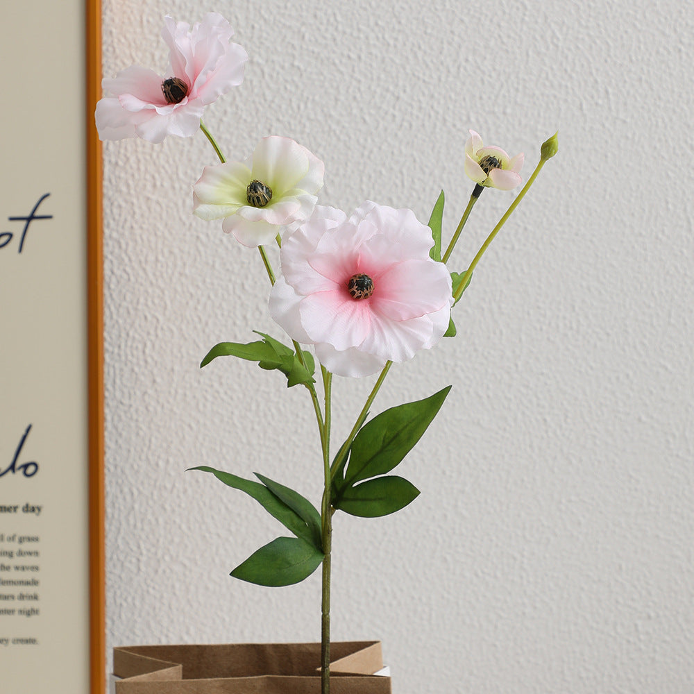 Artificial Poppy Flower Bouquet
